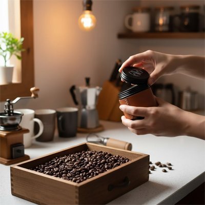 Boîte à café | Hermétique Élégante - INFUSION Accessoires thé/café