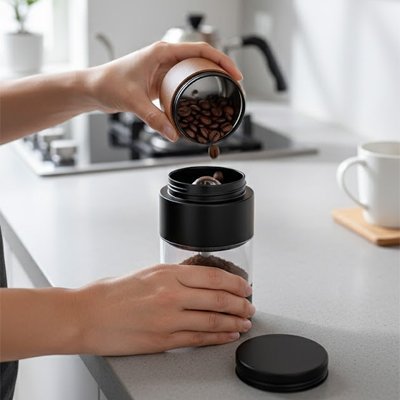 Boîte à café | Hermétique Élégante - INFUSION Accessoires thé/café