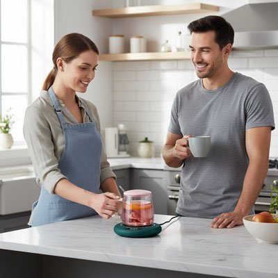 Chauffe tasse USB | ThermaJoy - INFUSION Accessoires thé/café