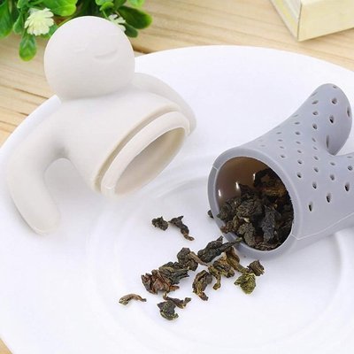 Infuseur à thé | Petit Bonhomme - ouvert pour un remplissage de thé en vrac