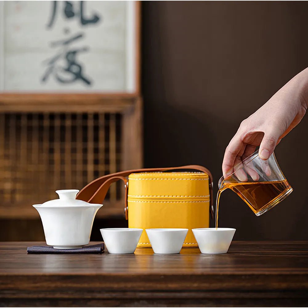 Service à Thé de Voyage - JadeBrew™ - INFUSION Accessoires thé/café