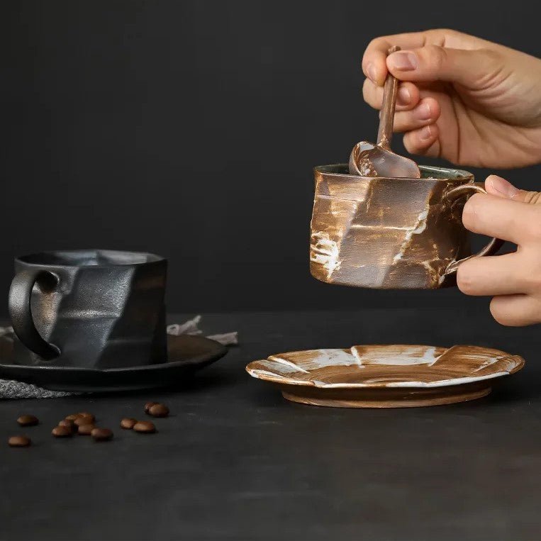 Tasse à Café en Grès - OrigamiStone™ - INFUSION Accessoires thé/café