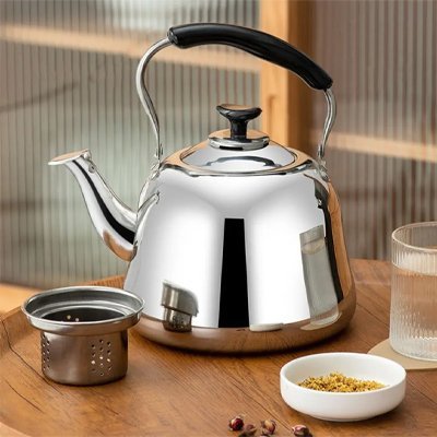 Théière en Inox | Elegance Durable - INFUSION Accessoires thé/café