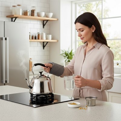 Théière en Inox | Elegance Durable - INFUSION Accessoires thé/café